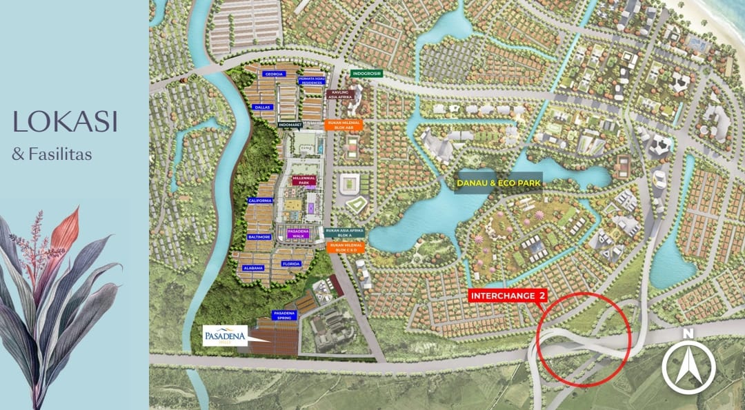 Siteplan Pasadena Hills